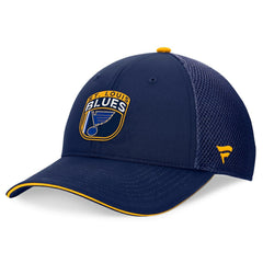 St. Louis Blues Fanatics 2024 NHL Draft On Stage Trucker Adjustable Hat - Navy Hats