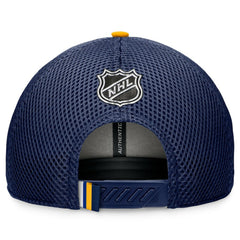 St. Louis Blues Fanatics 2024 NHL Draft On Stage Trucker Adjustable Hat - Navy Hats