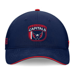 Washington Capitals Fanatics 2024 NHL Draft On Stage Trucker Adjustable Hat - Navy Hats