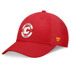 Calgary Flames Fanatics Authentic Pro Training Camp Flex Hat - Red Hats