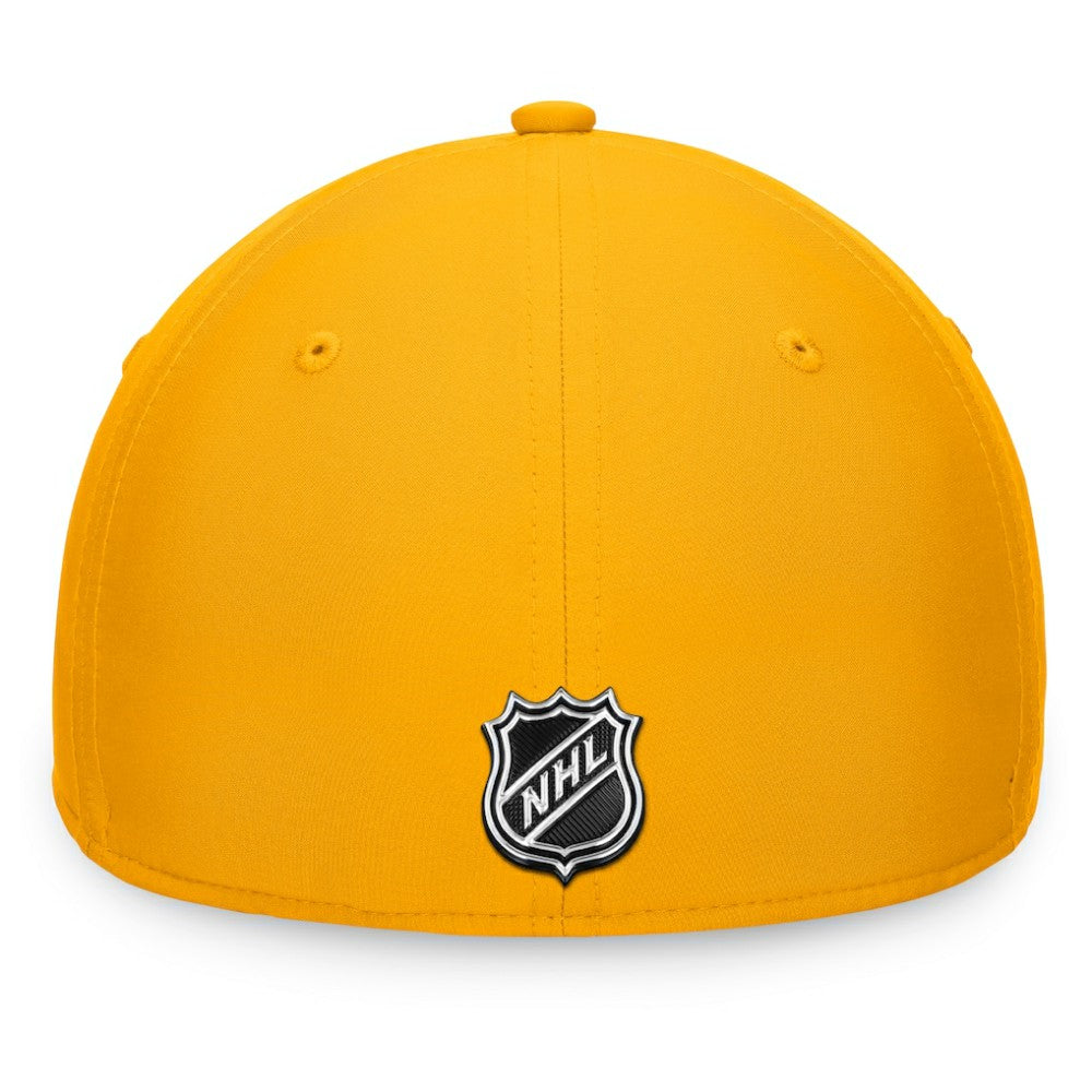 Nashville Predators Fanatics Authentic Pro Training Camp Flex Hat - Gold Hats