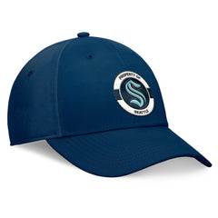 Seattle Kraken Fanatics Authentic Pro Training Camp Flex Hat - Deep Sea Blue Hats