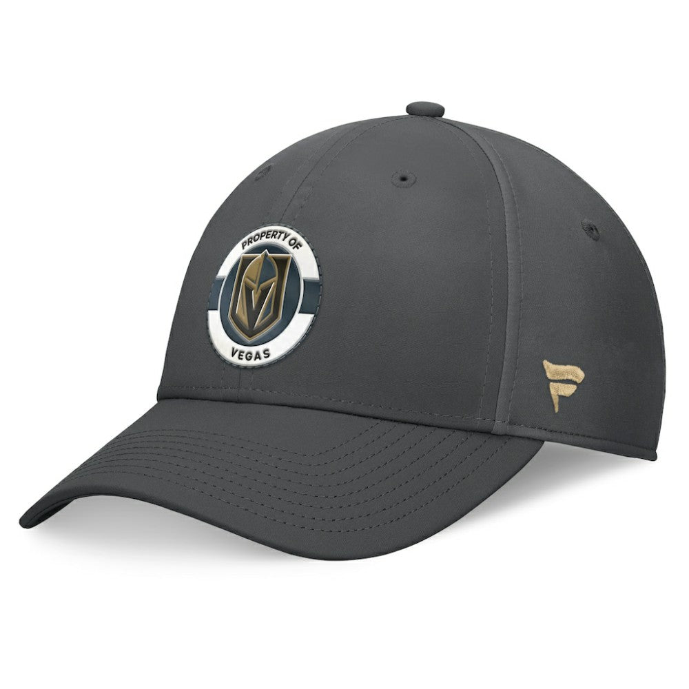 Vegas Golden Knights Fanatics Authentic Pro Training Camp Flex Hat - Charcoal Hats