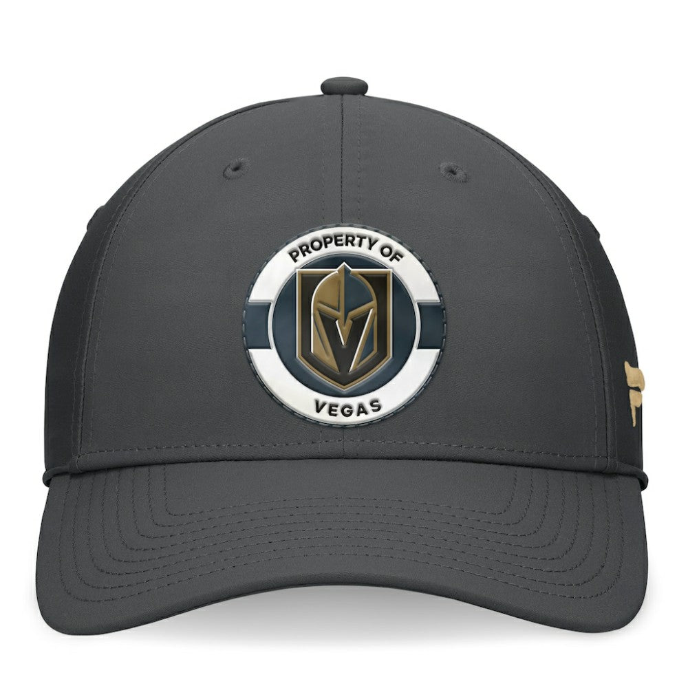 Vegas Golden Knights Fanatics Authentic Pro Training Camp Flex Hat - Charcoal Hats