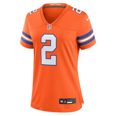 Patrick Surtain II Denver Broncos Women's Mile High Collection 1977 Throwback Player Game Jersey - Orange for sale