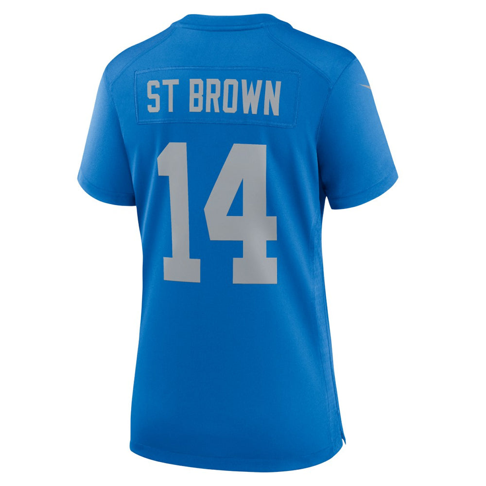 Amon-Ra St. Brown Detroit Lions Women's Alternate Game Jersey - Blue for sale