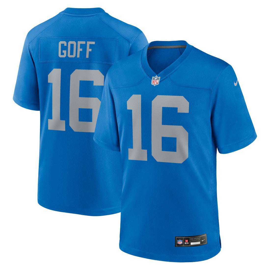 Jared Goff Detroit Lions Alternate Game Jersey - Blue cheap