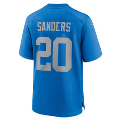 Barry Sanders Detroit Lions Alternate Game Jersey - Blue on sale