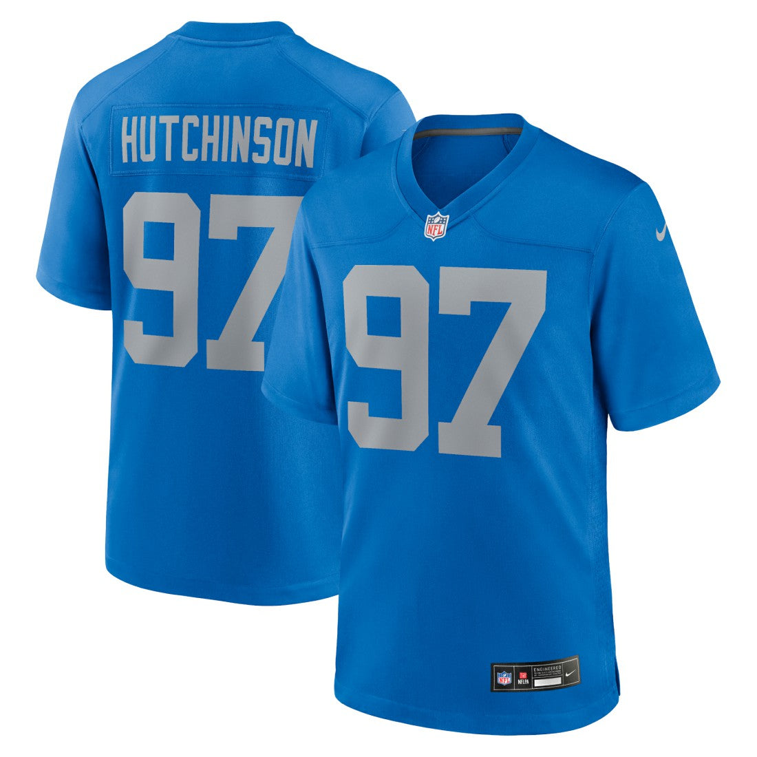 Aidan Hutchinson Detroit Lions Alternate Game Jersey - Blue sale