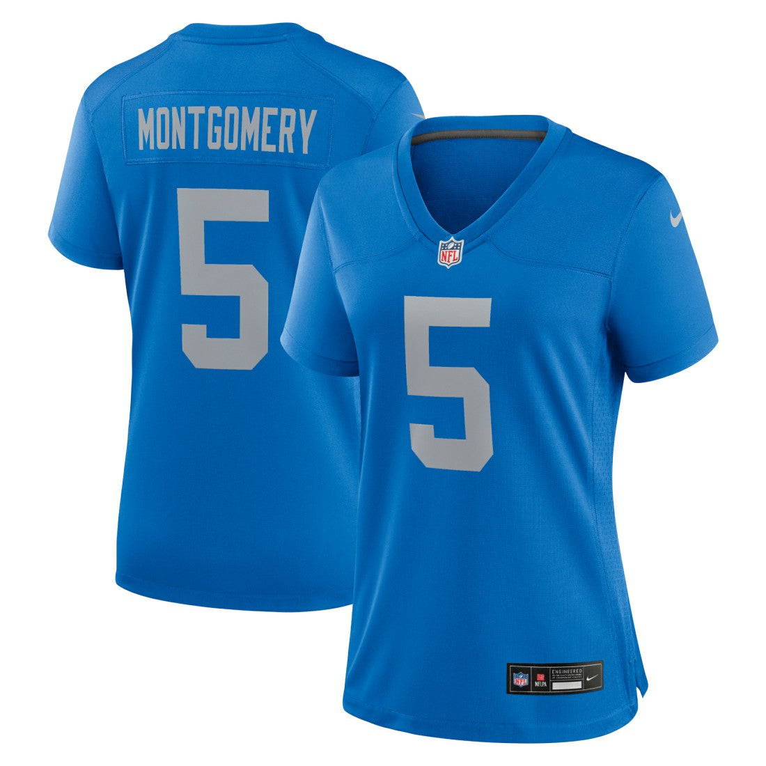David Montgomery Detroit Lions Women's Alternate Game Jersey - Blue cheap