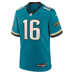 Trevor Lawrence Jacksonville Jaguars Prowler Throwback Player Game Jersey - Teal for sale