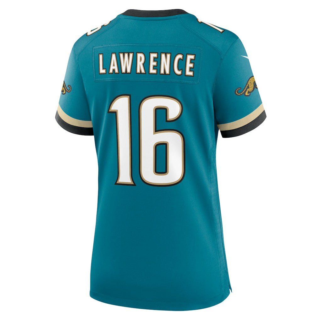 Trevor Lawrence Jacksonville Jaguars Women's Prowler Throwback Game Jersey - Teal sale