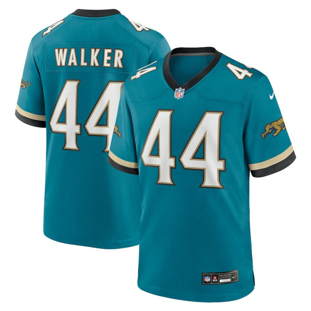 Travon Walker Jacksonville Jaguars Prowler Throwback Player Game Jersey - Teal sale