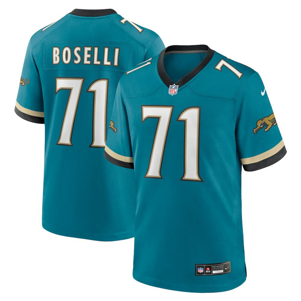 Tony Boselli Jacksonville Jaguars Prowler Throwback Retired Player Game Jersey - Teal sale