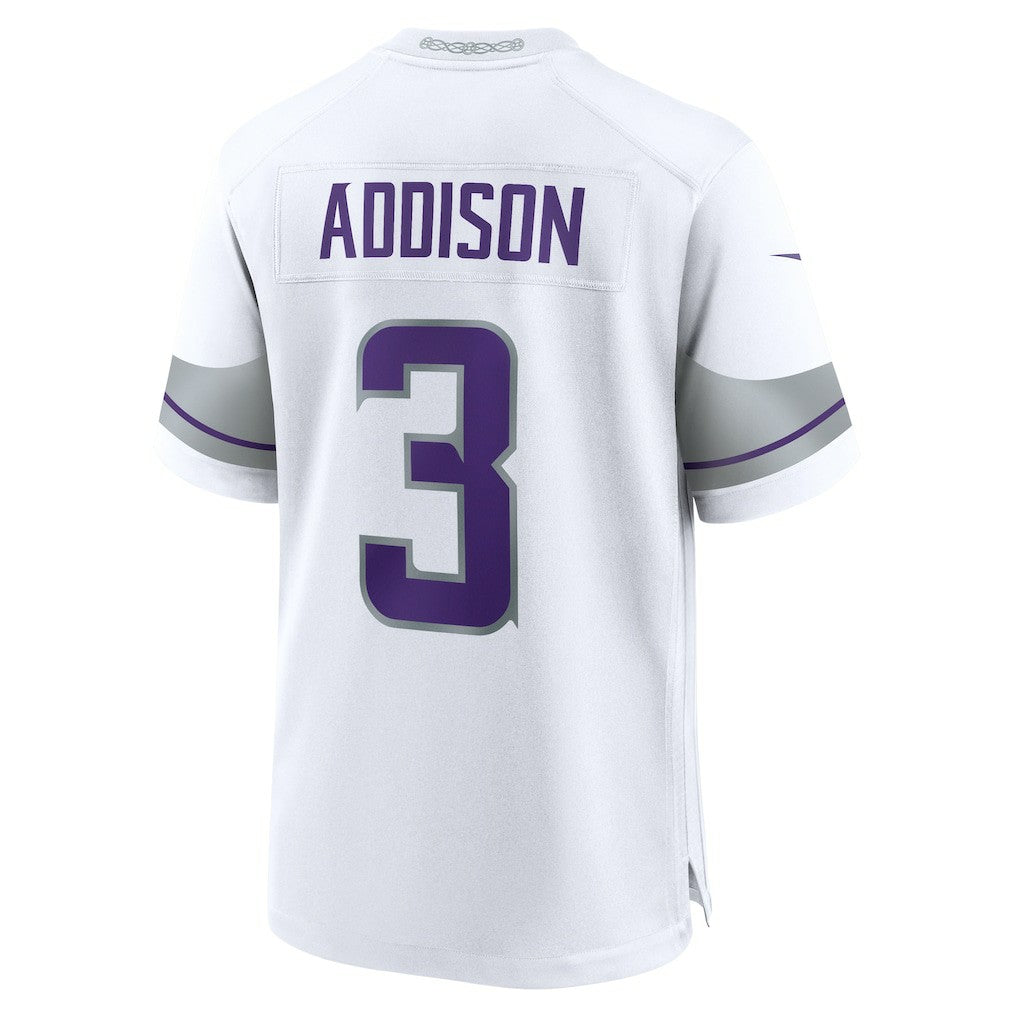Jordan Addison Minnesota Vikings Alternate Game Player Jersey - White sale
