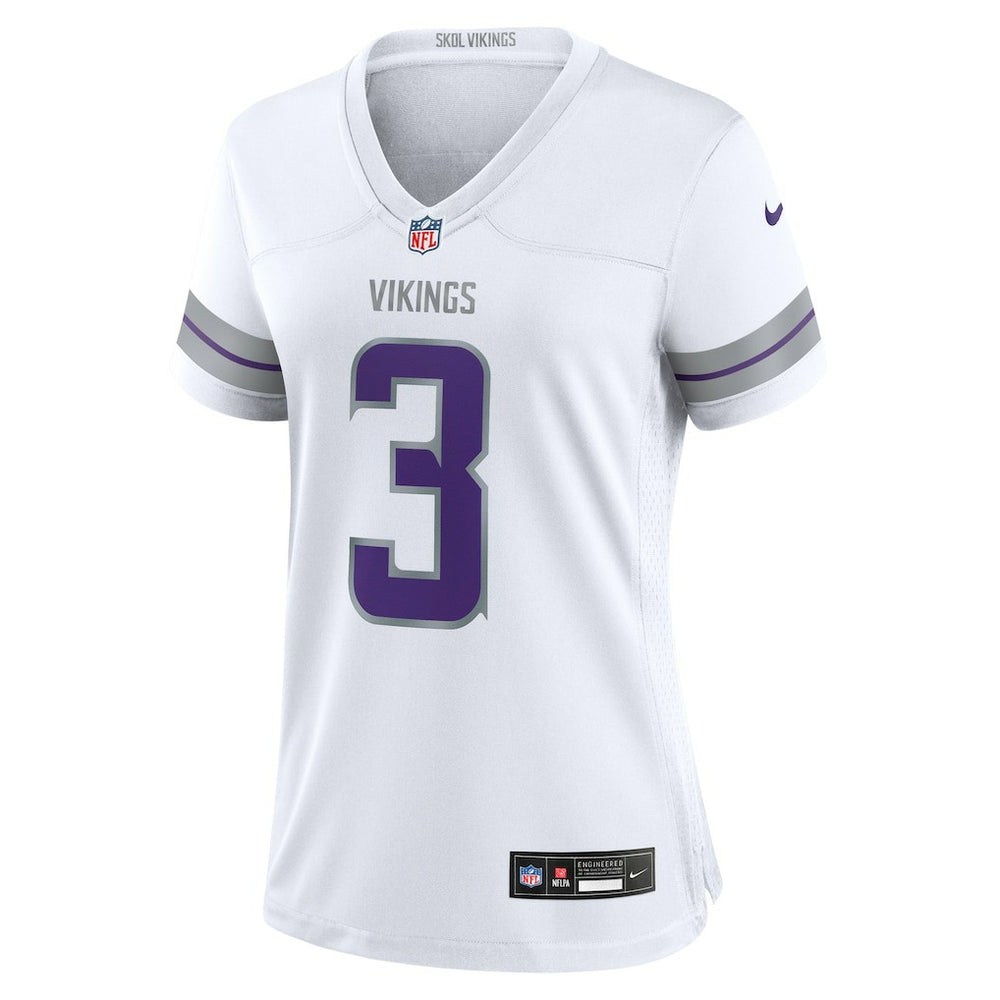 Jordan Addison Minnesota Vikings Women's Alternate Game Player Jersey - White cheap
