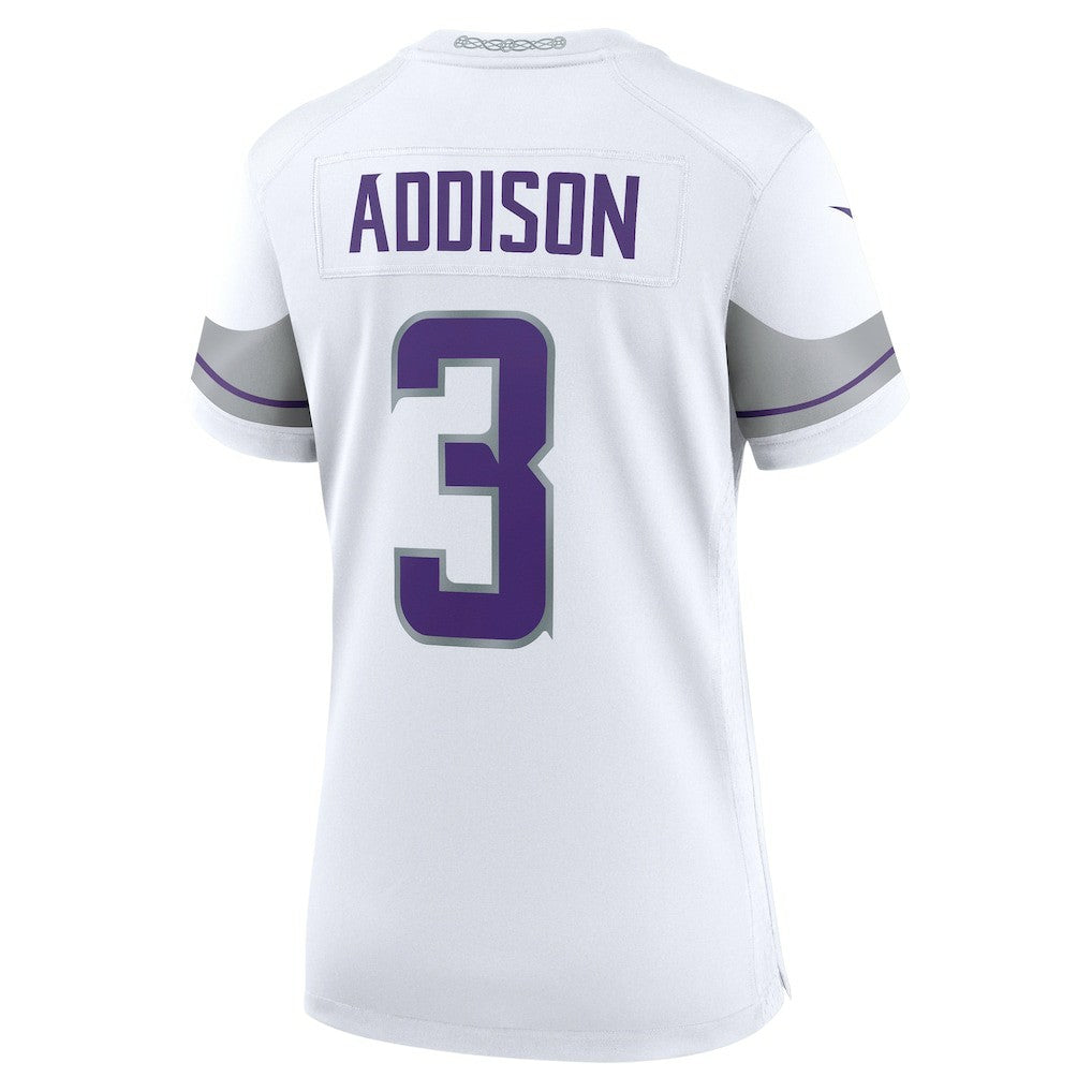 Jordan Addison Minnesota Vikings Women's Alternate Game Player Jersey - White cheap