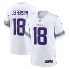 Justin Jefferson Minnesota Vikings Alternate Game Player Jersey - White discount