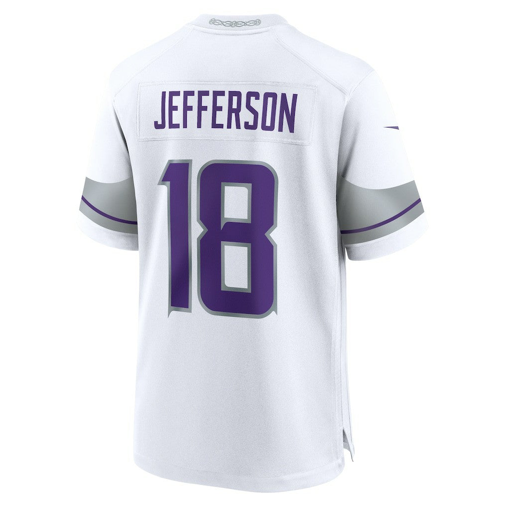 Justin Jefferson Minnesota Vikings Alternate Game Player Jersey - White discount