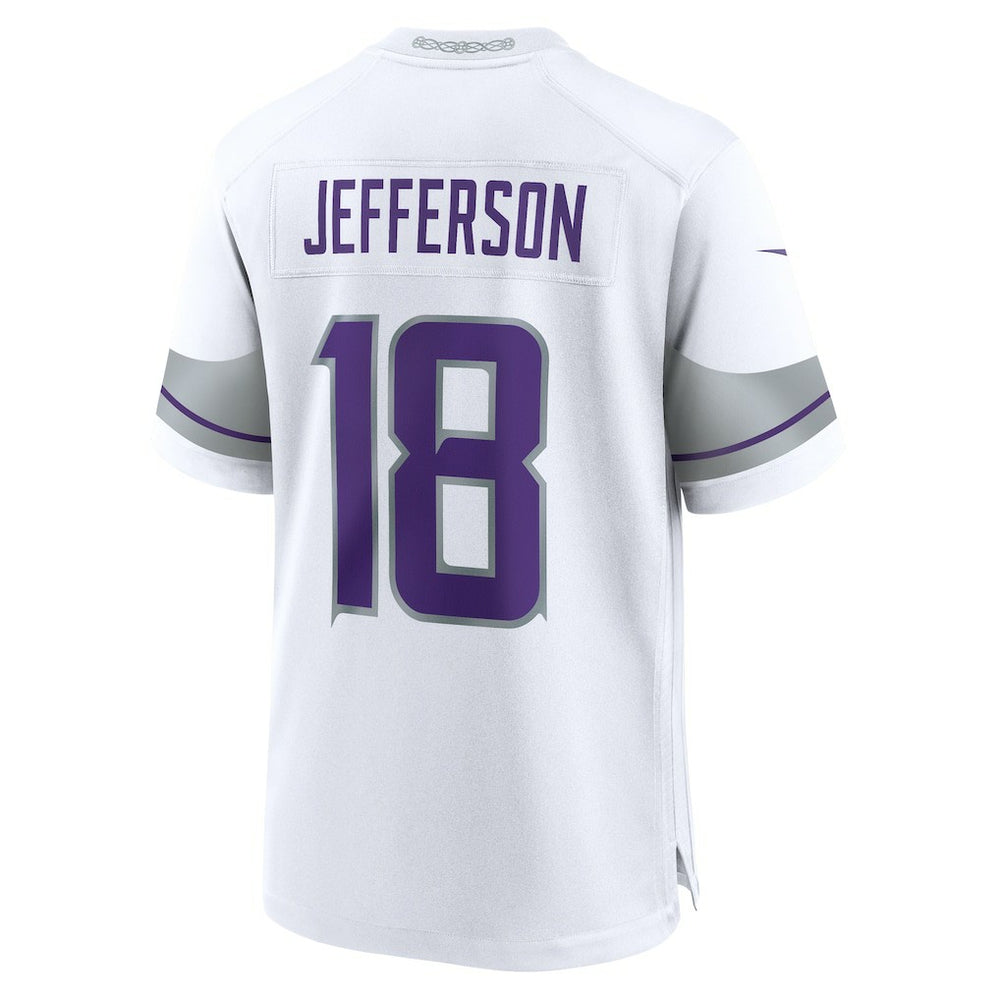 Justin Jefferson Minnesota Vikings Alternate Game Player Jersey - White discount