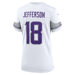 Justin Jefferson Minnesota Vikings Women's Alternate Game Player Jersey - White cheap