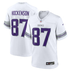 T.J. Hockenson Minnesota Vikings Alternate Game Player Jersey - White for sale