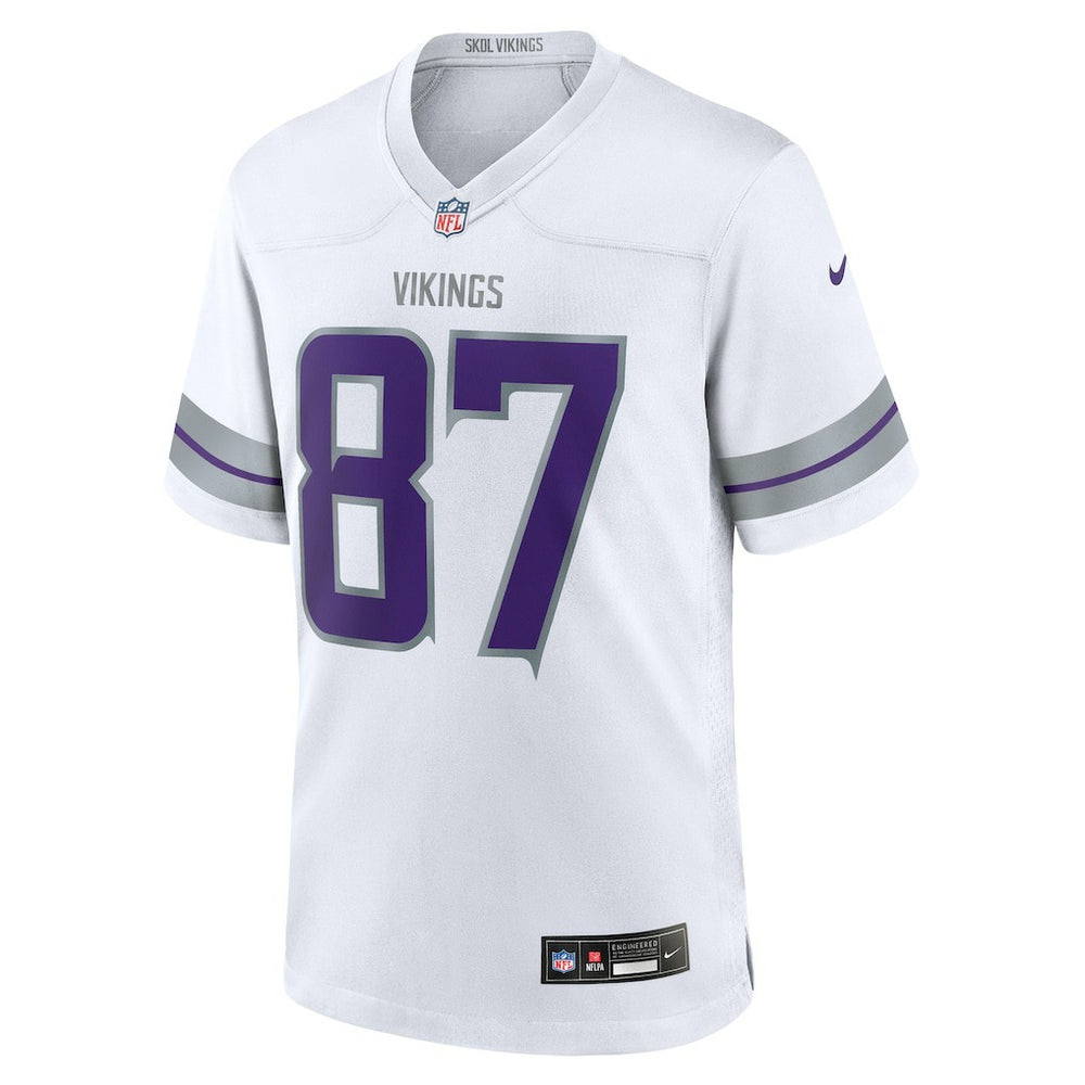 T.J. Hockenson Minnesota Vikings Alternate Game Player Jersey - White for sale