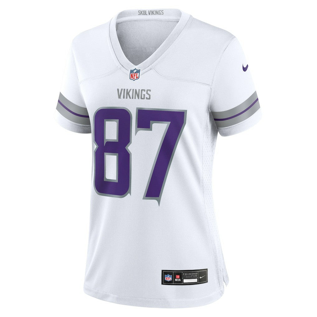 T.J. Hockenson Minnesota Vikings Women's Alternate Game Player Jersey - White on sale