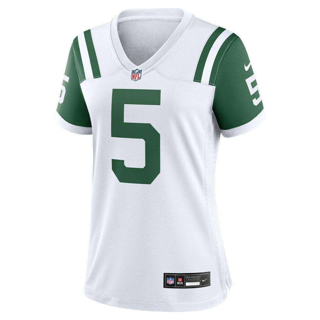 Garrett Wilson New York Jets Women's Classic Alternate Game Jersey - White sale