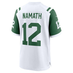 Joe Namath New York Jets Classic Alternate Retired Player Game Jersey - White sale