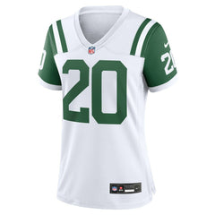 Breece Hall New York Jets Women's Classic Alternate Game Jersey - White discount