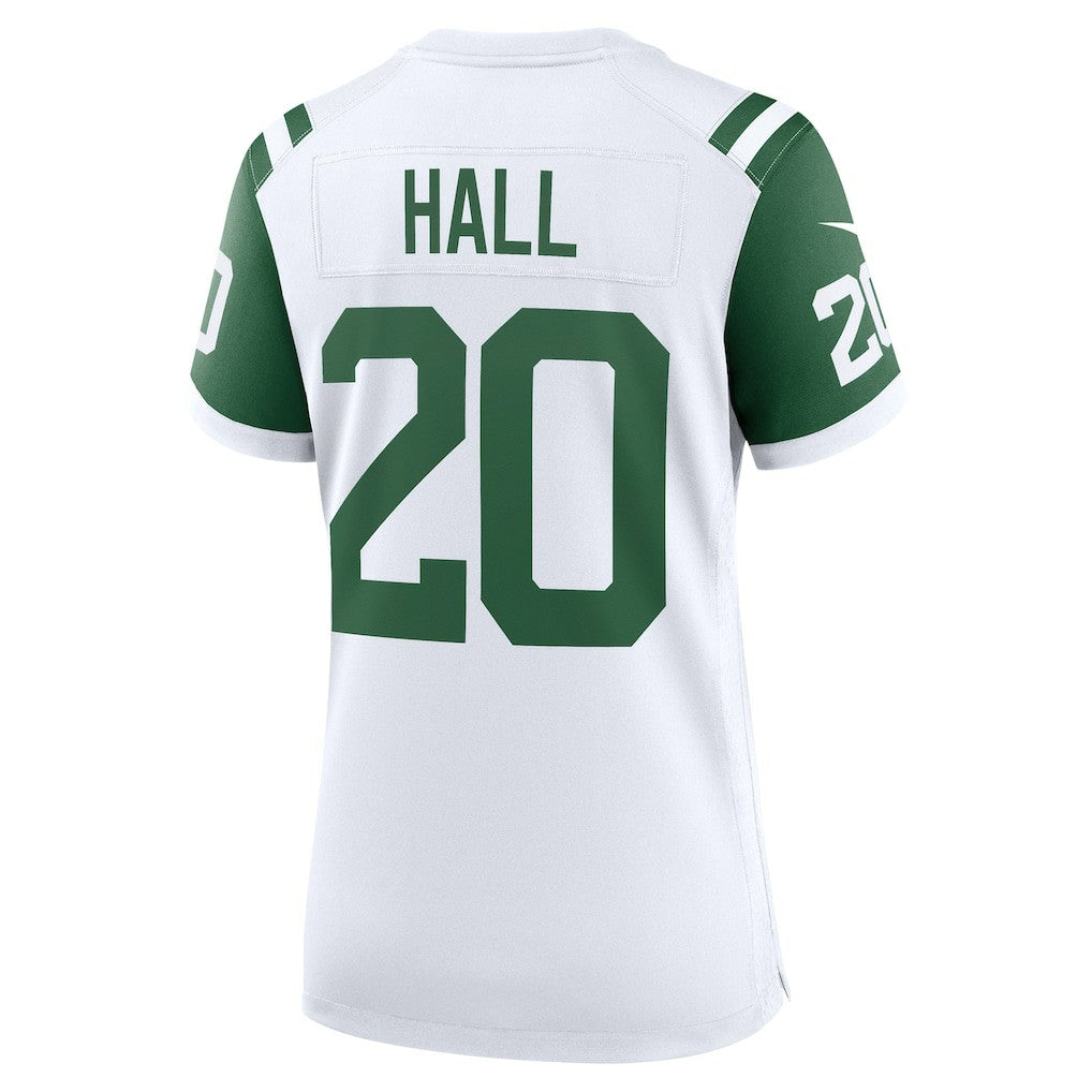 Breece Hall New York Jets Women's Classic Alternate Game Jersey - White discount