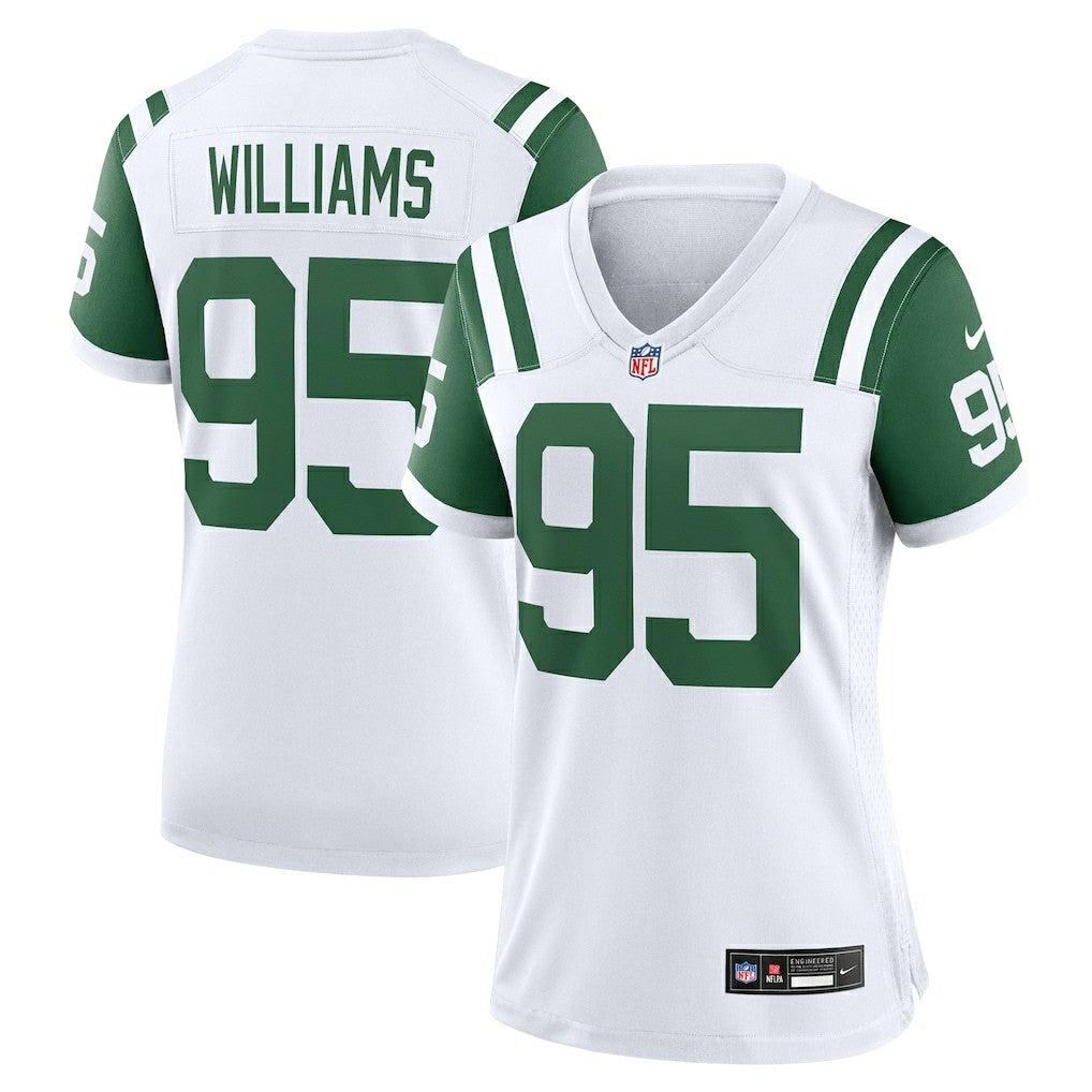 Quinnen Williams New York Jets Women's Classic Alternate Game Jersey - White for sale