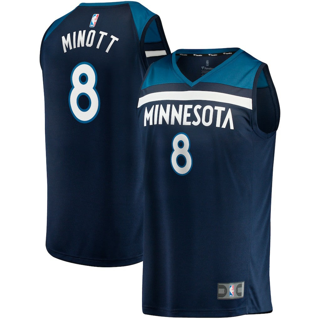 Josh Minott Minnesota Timberwolves Fast Break Player Jersey - Icon Edition - Navy cheap