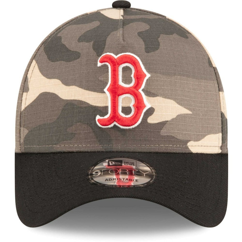 Boston Red Sox Camo Crown A-Frame 9FORTY Adjustable Hat