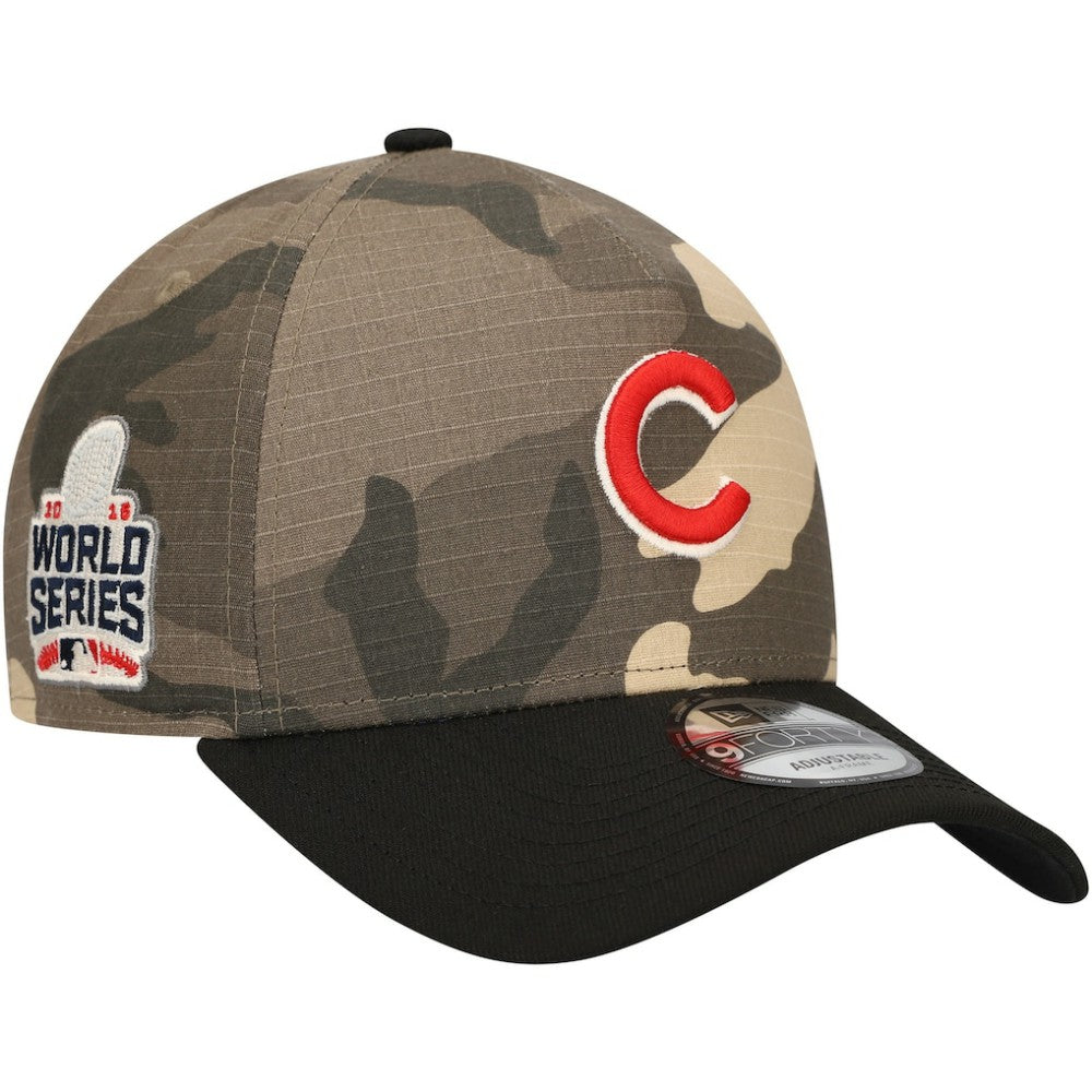 Chicago Cubs Camo Crown A-Frame 9FORTY Adjustable Hat