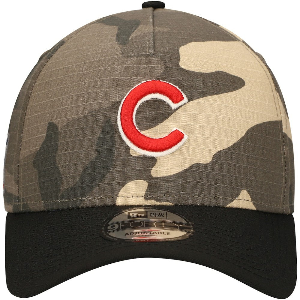 Chicago Cubs Camo Crown A-Frame 9FORTY Adjustable Hat