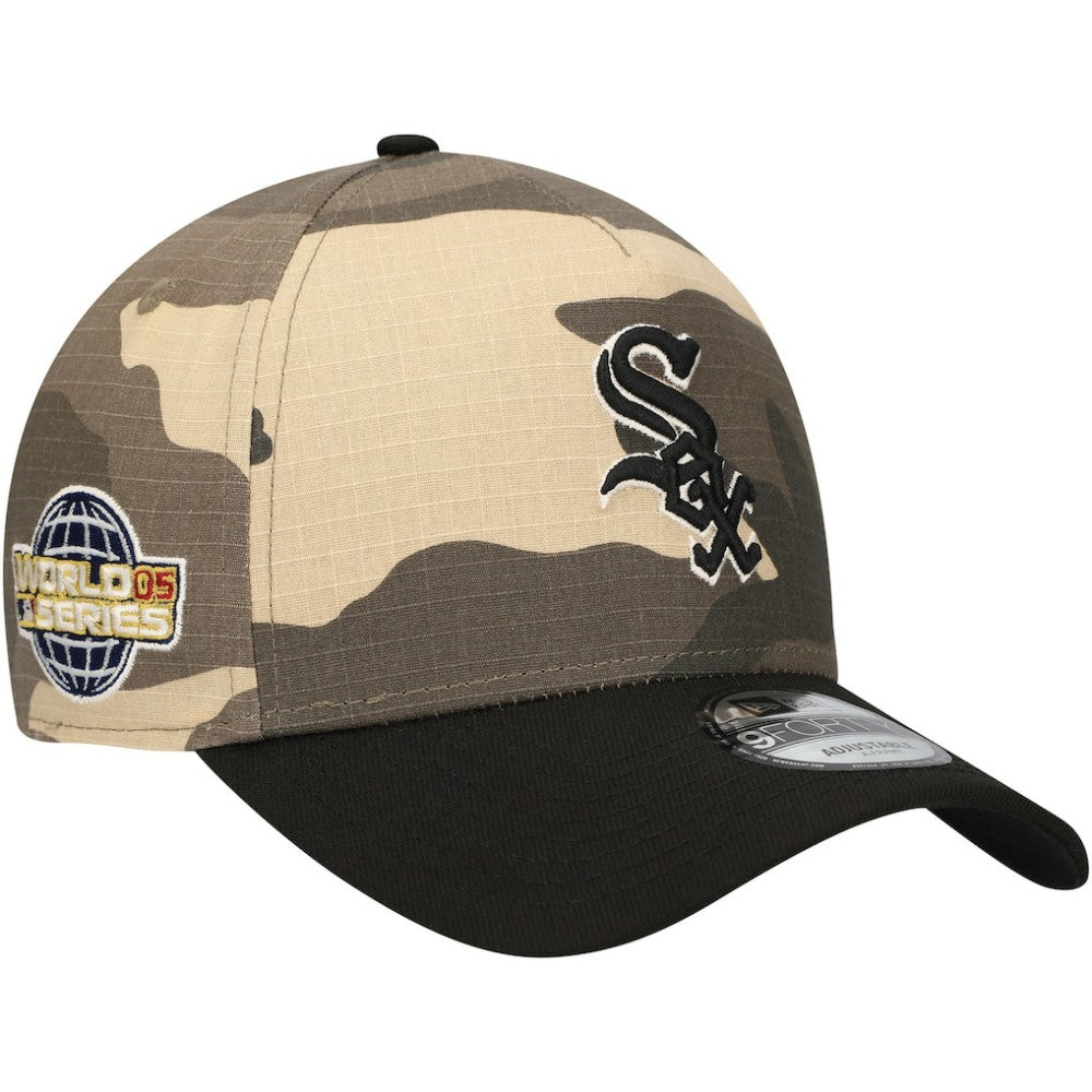 Chicago White Sox Camo Crown A-Frame 9FORTY Adjustable Hat