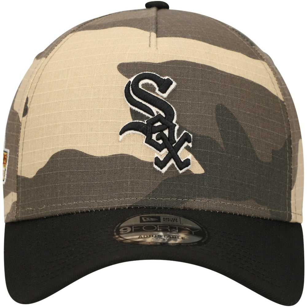 Chicago White Sox Camo Crown A-Frame 9FORTY Adjustable Hat
