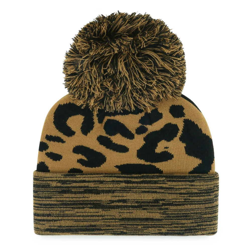 Washington Wizards '47 Women's Rosette Cuffed Knit Hat with Pom - Leopard sale