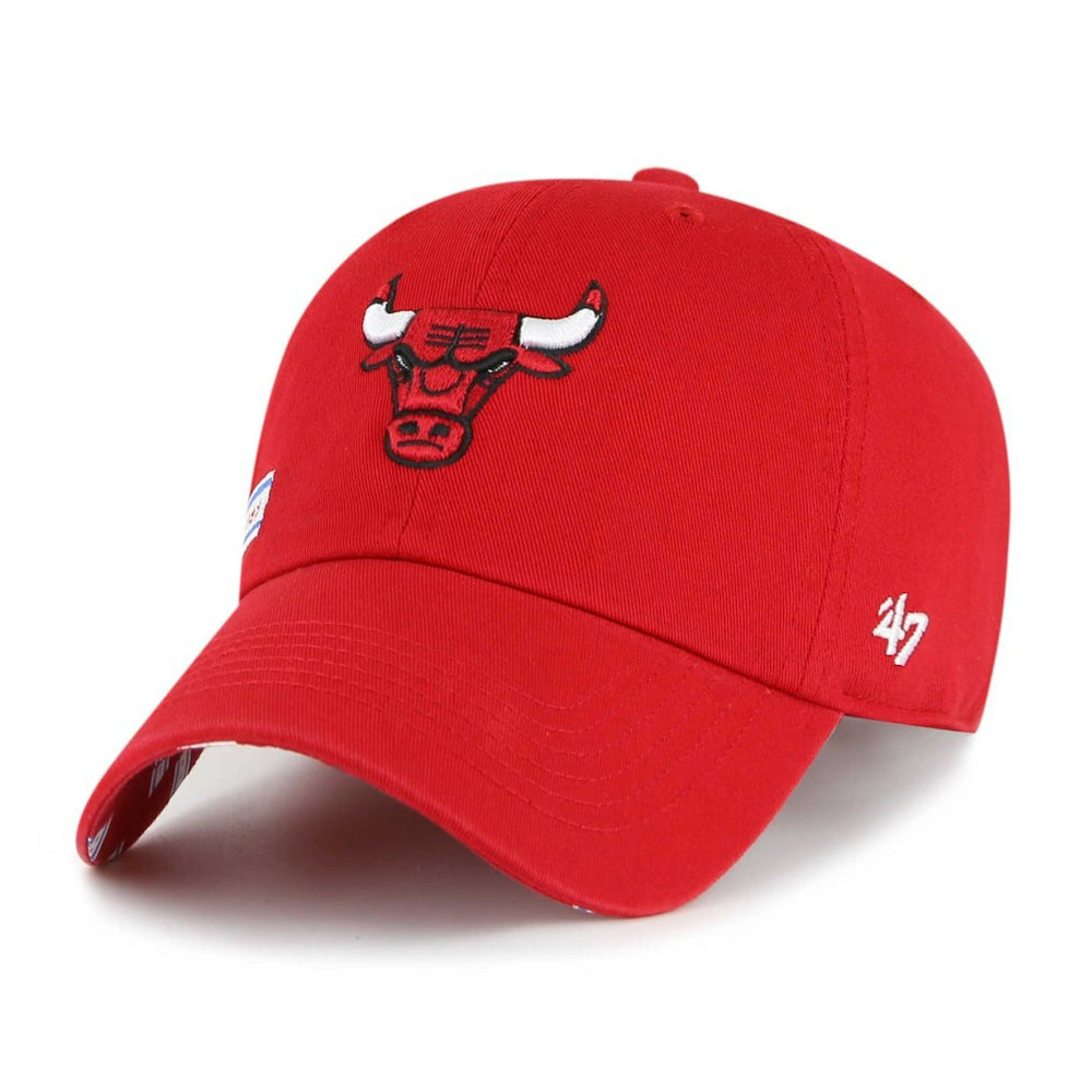 Chicago Bulls '47 Women's Confetti Undervisor Clean Up Adjustable Hat - Red outlet