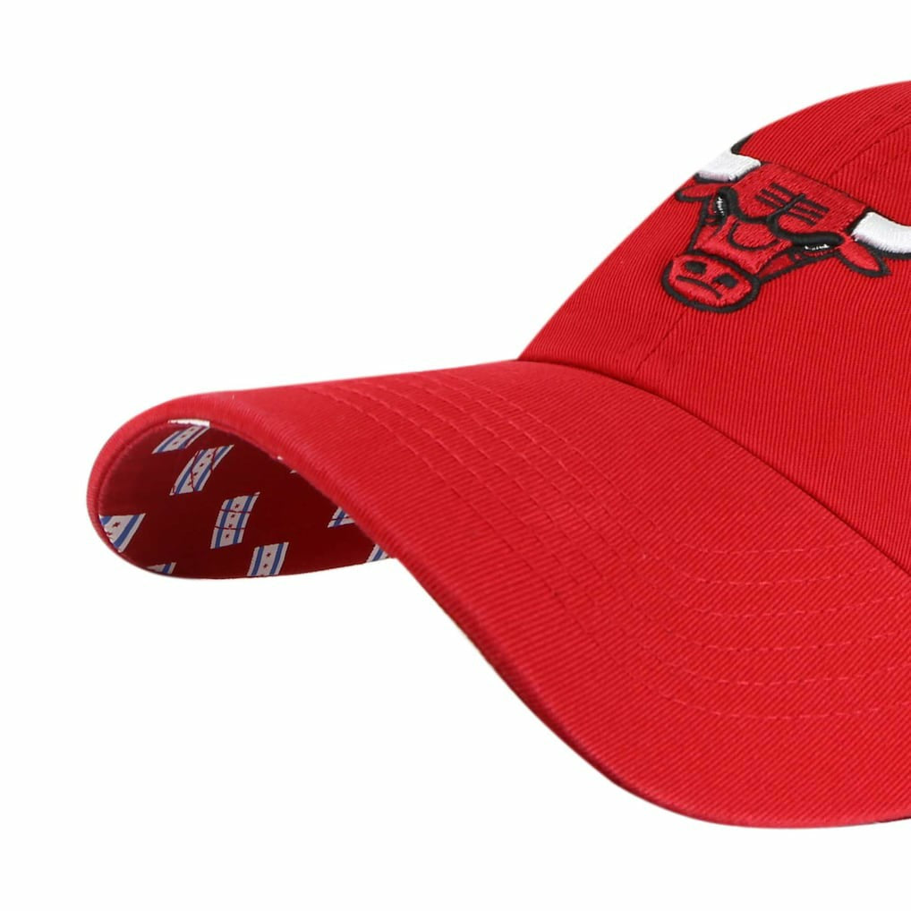 Chicago Bulls '47 Women's Confetti Undervisor Clean Up Adjustable Hat - Red outlet