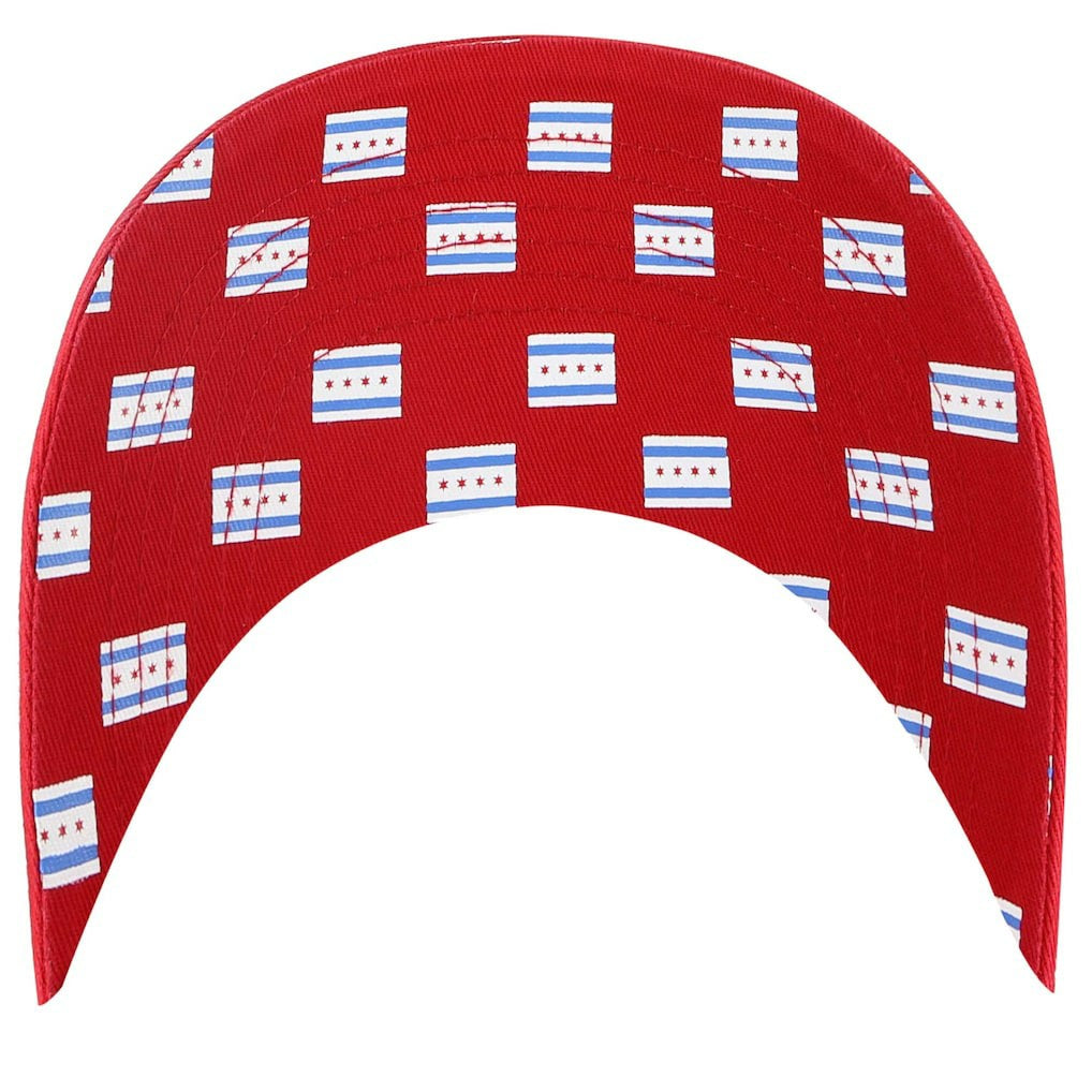 Chicago Bulls '47 Women's Confetti Undervisor Clean Up Adjustable Hat - Red outlet