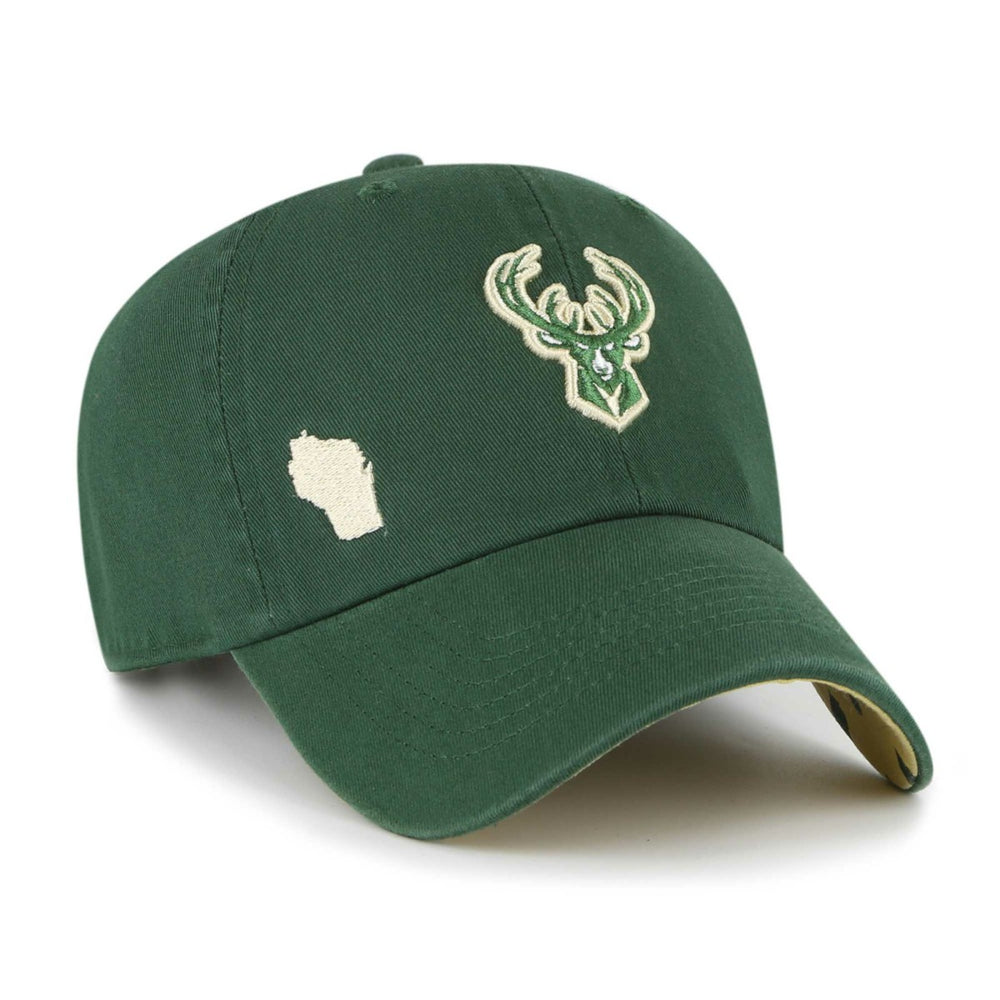 Milwaukee Bucks '47 Women's Confetti Undervisor Clean Up Adjustable Hat - Hunter Green online