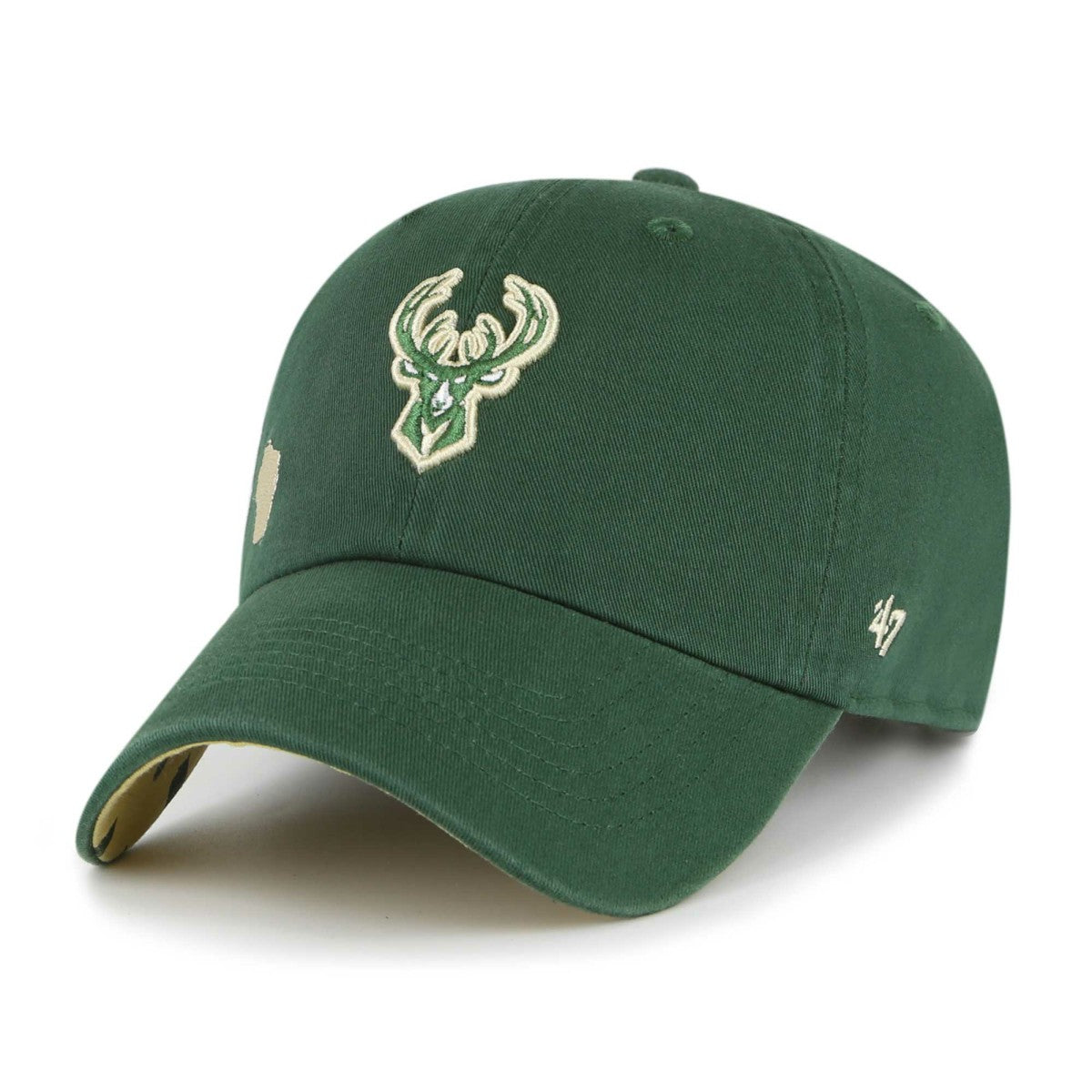 Milwaukee Bucks '47 Women's Confetti Undervisor Clean Up Adjustable Hat - Hunter Green online