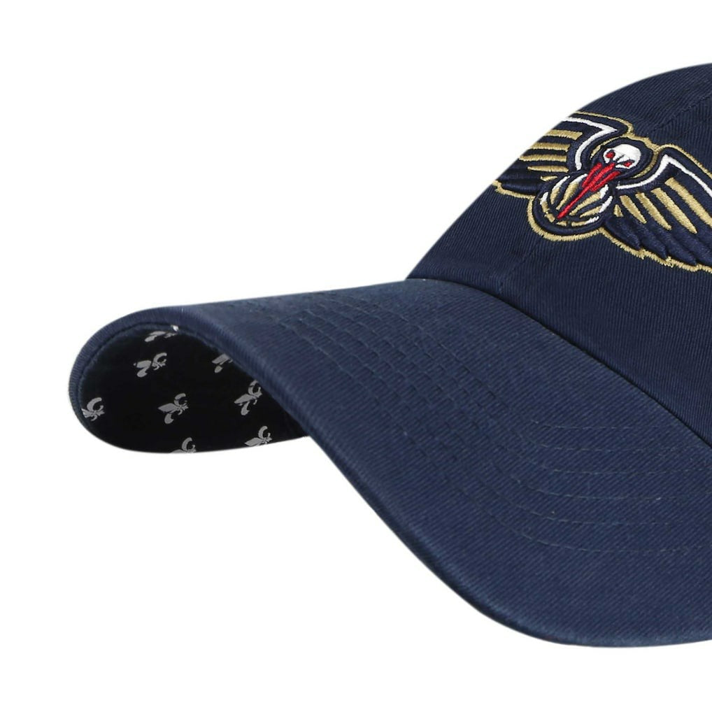 New Orleans Pelicans '47 Women's Confetti Undervisor Clean Up Adjustable Hat - Navy sale