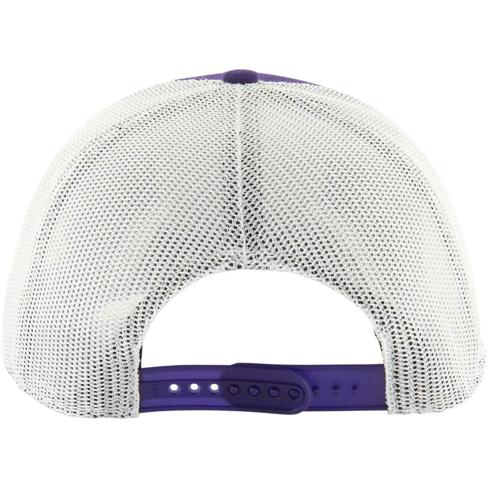 Los Angeles Lakers '47 Semi Patch Trucker Adjustable Hat - Purple outlet