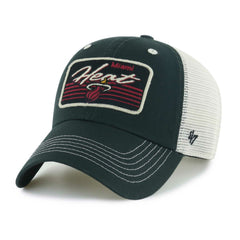 Miami Heat '47 Five Point Patch Clean Up Adjustable Hat - Black outlet