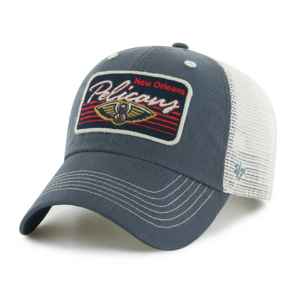 New Orleans Pelicans '47 Five Point Patch Clean Up Adjustable Hat - Navy cheap