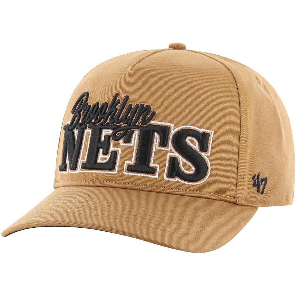 Brooklyn Nets '47 Barnes Hitch Adjustable Hat - Tan sale